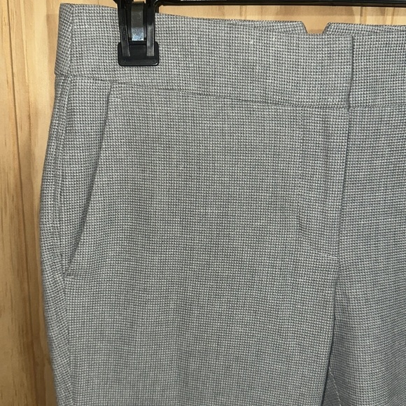 LOFT Gray Houndstooth Trousers Petites Marisa - Picture 2 of 6
